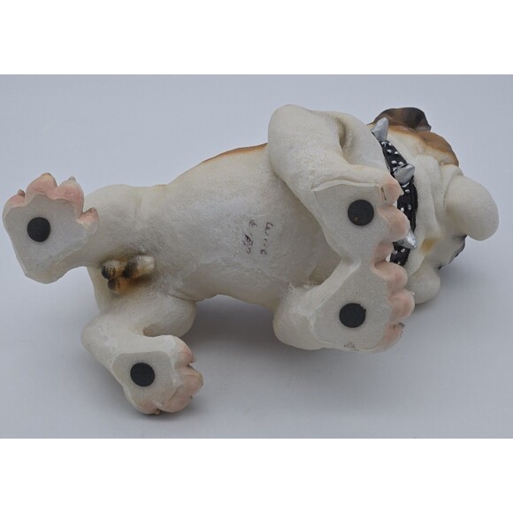Realistic English Bulldog Resin Figure Dog Statue Sandicast Style Collectible - Picture 7 of 9